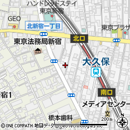 東京都新宿区百人町1丁目19-23周辺の地図