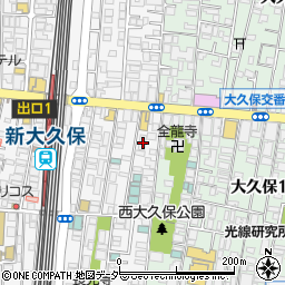 東京都新宿区百人町1丁目3-12周辺の地図