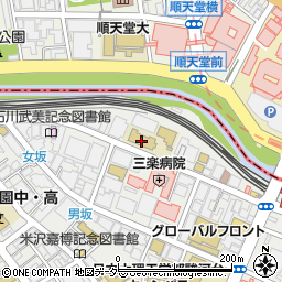 東京医科歯科大学　難治疾患研究所周辺の地図