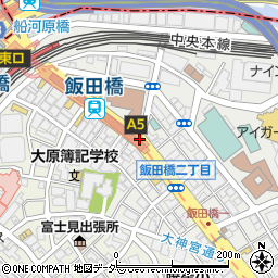 飯田橋３周辺の地図