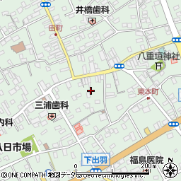 千葉県匝瑳市八日市場イ2866-2周辺の地図