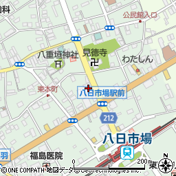 千葉県匝瑳市八日市場イ73周辺の地図
