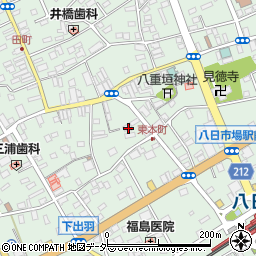 千葉県匝瑳市八日市場イ2914周辺の地図