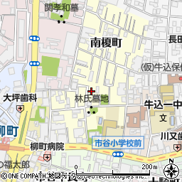 東京都新宿区南榎町68周辺の地図