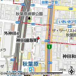 東京都千代田区神田練塀町67周辺の地図