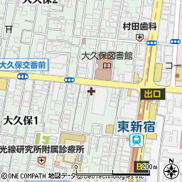 酒蔵駒忠 新大久保店周辺の地図