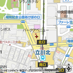 ライトオン立川パークアベニュー店周辺の地図