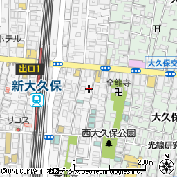 東京都新宿区百人町1丁目4-20周辺の地図