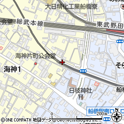 京成パーク船橋本町１丁目第２駐車場周辺の地図