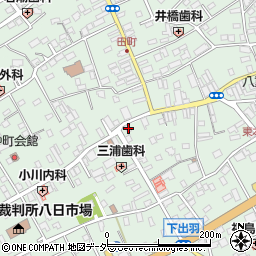 千葉県匝瑳市八日市場イ2848周辺の地図