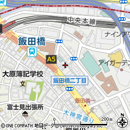東京都千代田区飯田橋3丁目4-1周辺の地図