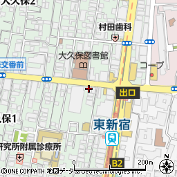 kayaチキン 新大久保店周辺の地図