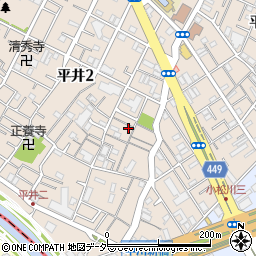 東京都江戸川区平井2丁目10-22周辺の地図