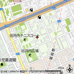 東京都江戸川区谷河内周辺の地図