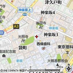 東京都新宿区若宮町10周辺の地図