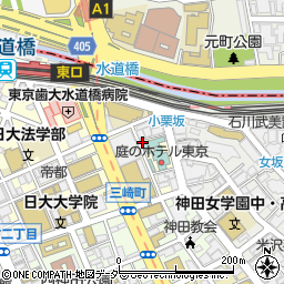 東京都千代田区神田三崎町1丁目周辺の地図