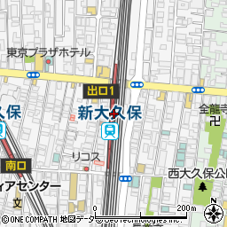 新大久保駅 東京都新宿区 駅 路線図から地図を検索 マピオン