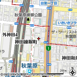 東京都千代田区神田練塀町68-3周辺の地図