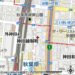東京都千代田区神田練塀町70周辺の地図