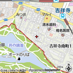 おでんと和食の店 食彩工房 舎人 吉祥寺周辺の地図
