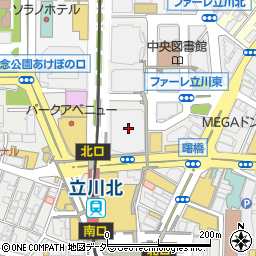 三菱ＵＦＪ信託銀行立川支店 ＡＴＭ周辺の地図