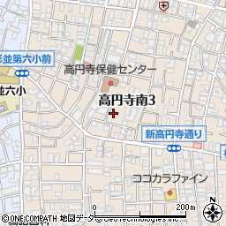 モンペール高円寺周辺の地図