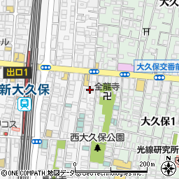 東京都新宿区百人町1丁目3-20周辺の地図