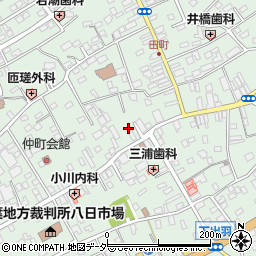 千葉県匝瑳市八日市場イ2581周辺の地図