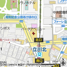 スーツセレクト立川店周辺の地図