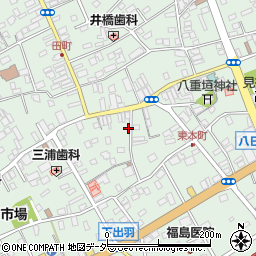 千葉県匝瑳市八日市場イ2872周辺の地図