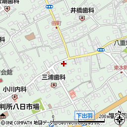 千葉県匝瑳市八日市場イ2852周辺の地図