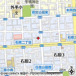墨田区石原2丁目駐車場【オートバイ専用】周辺の地図