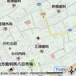 千葉県匝瑳市八日市場イ2578周辺の地図