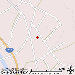 岐阜県中津川市加子母下桑原4809周辺の地図