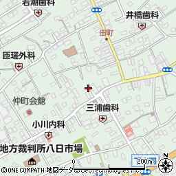 千葉県匝瑳市八日市場イ2580周辺の地図