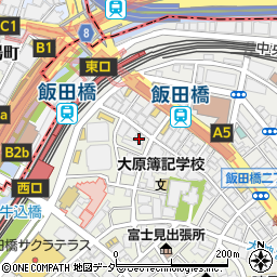 ディプント Di PUNTO 飯田橋店周辺の地図