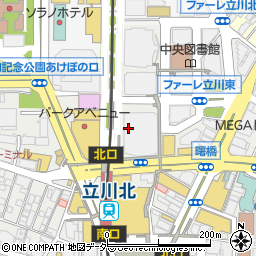 東京スター銀行立川支店ファイナンシャル・ラウンジ周辺の地図