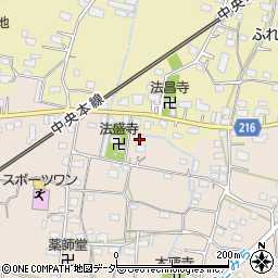 山梨県甲州市塩山下塩後638周辺の地図