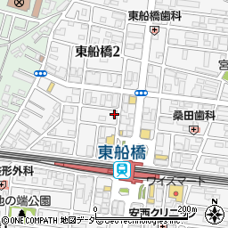 サポート東船橋店周辺の地図