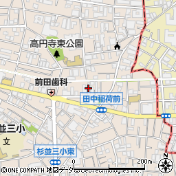 ＣＯＳＭＯＳＲＥＩＤ高円寺Ｅａｓｔ周辺の地図