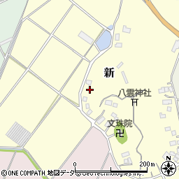 千葉県匝瑳市新166周辺の地図