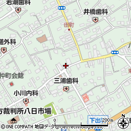 千葉県匝瑳市八日市場イ2576周辺の地図