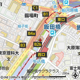 ミネ・ドラッグ　飯田橋西口店周辺の地図