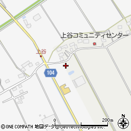 千葉県匝瑳市上谷中704周辺の地図