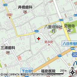 千葉県匝瑳市八日市場イ2915周辺の地図