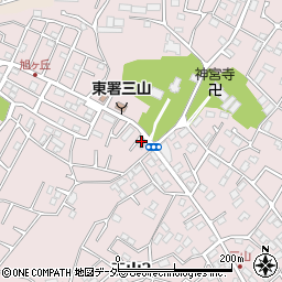 二宮神社前周辺の地図