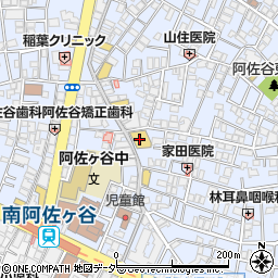 ファッションセンターしまむらピーコックストア阿佐谷店周辺の地図