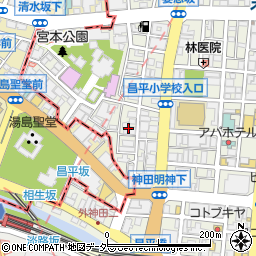 東京都千代田区外神田2丁目8周辺の地図