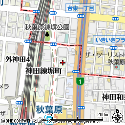 東京都千代田区神田練塀町68周辺の地図