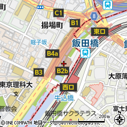 北の味紀行と地酒　北海道 飯田橋駅前店周辺の地図